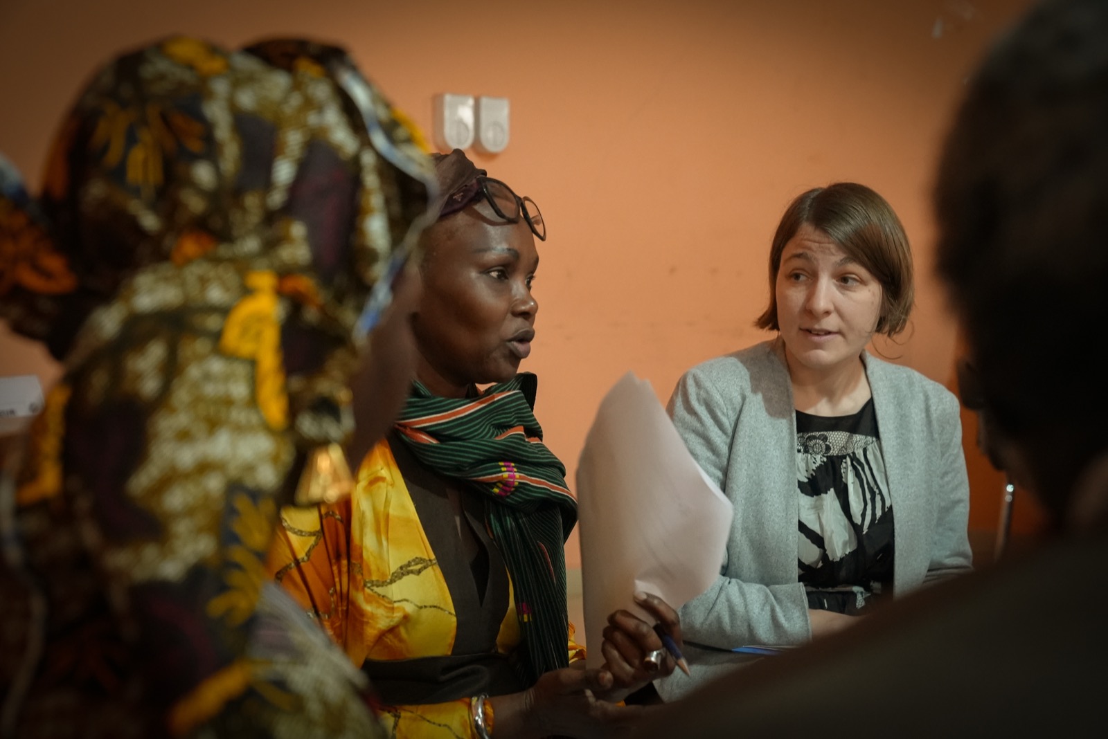 Participatory exchanges during the workshop